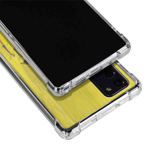 Ecuador Flag Distressed Galaxy Note20 5G Clear Case